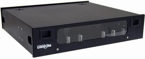 Unicom FOP-R004-06 Rack Mount 19 Fiber Optic Panel, 6 Multiplates (FOPR00406 FOPR004-06 FOP-R00406 FOP-R004 FOPR004)