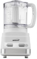 Brentwood Appliances FP-546 3 Cup Food Processor in White; 3 Cup (24 oz) Workbowl; Stainless Steel Chopping Blades; Dishwasher Safe, Detachable Parts; Safety Interlock System; Non-skid Base; Power: 200 Watts; Approval Code: cUL; Item Weight: 2.45 lbs; Item Dimension (LxWxH): 6.5 x 6.5 x 11; Colored Box Dimension: 7 x 5.5 x 11; Case Pack: 12; Case Pack Weight: 31.75 lbs; Case Pack Dimension: 20.5 x 11.5 x 29; Availability: Please Call or Email Us for Details (FP546 FP-546 FP-546) 