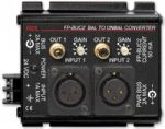Radio Design Labs FP-BUC2 Balanced to Unbalanced Converter - 2 channel, Stereo Balanced to Unbalanced Audio Conversion, Connectorized Audio Converter, Output Level Trim, Low-Noise and Low-Distortion Conversion, Input Impedance: 20 k Ohms, Output Impedance: 75 Ohms (drives 600 Ohms or 10 k Ohms unbalanced lines), Frequency Response: 10 Hz to 40 kHz (+/- 0.1 dB), Input Connectors: 2 x XLR, Output Connector: 2 x RCA, Weight: Not Specified by Manufacturer (FPBUC2 FP-BUC2 FP-BUC2) 