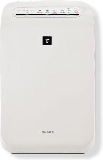 Sharp FP-F60UW HEPA Air Purifier With Plasmacluster Ion Technology, Automatic Operation based on Sensor(s): Yes, ENERGY STAR: Yes, Plasmacluster Ion Modes: On / Off, Plasmacluster Indicator Ligh: Yes, Humidification System:: No, Remote Control: No, Fan Speeds: 5 (Max / Med / Low / Pollen) plus Auto, Manual Operation: Yes, OFF Timer (hours): 2 / 4 / 8 hours, Quick Clean: No, Lights ON/OFF Button: Yes (Bright/Dim/Off), Child Lock Button: Yes, UPC  074000663589 (FPF60UW FP-F60UW FPF60UW)