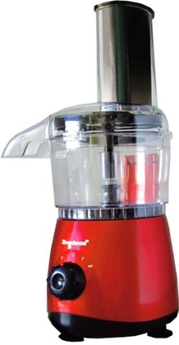Brentwood Appliances FP-535 Food Processor, Red, Food Processor and Mini Chopper in One, Chops, Shreds, Grates and Slices, 500 Ml Capacity, Stainless Steel Blade, Stay-Sharp Blade, Dishwasher-Safe Detachable Parts, Safety Interlock Lid, 2-Speed Control with Power Indicator, Pulse Setting, Non-skid Base, UPC 181225000218 (FP535 FP 535 FP535-RED FP535RED)