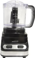 Brentwood FP547 Food Processor, Safety interlock system, Non skid base, Stainless steel Blade material, 3 Cups / 24 Ounce Capacity, 10" H x 5" W x 5" D Work Bowl, 11" H x 6.5" W x 6.5" D Overall, UPC 181225805479 (FP547 FP-547 FP 547) 