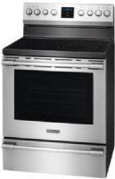 Frigidaire FPEF3077QF Professional 30'' Freestanding Electric Range, 6.1 Cu. Ft. Oven Capacity, Smudge-Proof Stainless Steel, PowerPlus Convection, PowerPlus Temperature Probe, PowerPlus Preheat, Smudge-Proof, Built with American Pride, SpacePro Bridge Element, Keep Warm Zone, Convection Conversion, Dual Timers, UPC 012505509544 (FP-EF3077QF FPE-F3077QF FPEF-3077QF FPEF3077Q FPEF3077) 
