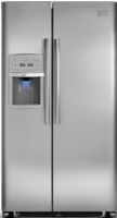 Frigidaire FPHC2399KF Counter-Depth Side by Side Refrigerator, Total Capacity 22.6 Cu. Ft., Refrigerator Volume 14.1 Cu. Ft., Freezer Volume 8.5 Cu. Ft., Temp / Door Ajar / Power Failure Alerts, Performance Lighting, Tall, 13-Button Water and Ice Dispenser, Digital Electronic Temperature Controls, Stainless Look Cabinet, 2 Sliding SpillSafe Glass Shelves, Chill Drawer, Wine Rack / Can Dispenser, 2 Adjustable Clear 2-Liter Door Bins (FPHC2399-KF FPHC2399 KF FPHC-2399KF FPHC 2399KF) 