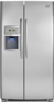 Frigidaire FPHS2386LF Professional Series 22.6 cu. ft. Side By Side Refrigerator, 14.2 cu.ft. Fresh Food Capacity, 8.3 cu.ft. Freezer Capacity, 2 One-Gallon Clear Adjustable Door Bins, 2 Two-Liter Clear Fixed Door Bins, 2 Silver Non-slip Bin Liners, 3 SpillSafe Sliding Shelves, 2 Humidity Controls, 15.9 Shelf Area, 11 Dispenser Buttons, Adjustable Front Rollers, Molded Silver Toe Grille, Hidden Door Hinge Covers (FPHS-2386LF FPHS 2386LF FPHS2386-LF FPHS2386 LF) 