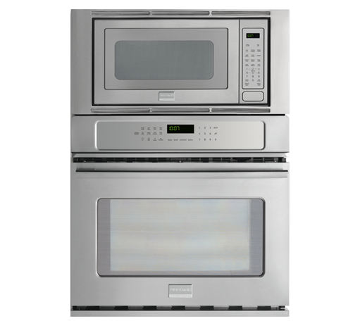 Frigidaire FPMC3085PF Professional 30'' Electric Wall Oven/Microwave Combination, PowerPlus Preheat, PowerPlus Dual Convection, Fits-More Microwave Oven, Effortless Convection, Smudge-Proof Stainless Steel, SpaceWise Half Rack, Product Weight (lbs): 230, Power Type: Electric, Size: 30'', Installation Type: Built-In, Collection: Frigidaire Professional, Bake: Yes, Bake Time: Yes, Broil: Variable, Cancel Button: Yes, Convect: Bake Roast Broil (FPMC3085PF FPMC3085P-F FP-MC3085PF)
