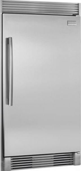 Frigidaire FPRH19D7LF Professional Series All Refrigerator with 3 Full-Width Cantilever Glass Shelves, 18.6 cu. ft. Total Capacity, 20.6 sq. ft. Shelf Area, Hidden Door Hinge Covers, 2 Leveling System/Leveling Legs, Automatic Door Closer, Airflow Ports, Pro-Select Location of Controls, 1 Full-Width Deli Drawer, 1 Full-Width Bottom Crisper, 2 Crisper Divider Quantity, 2 Full-Width Gallon Door Bin, 4 Clear Half-Width Liter Bin, 1 White Dairy Bin, Stainless Steel (FPRH19D7LF FPRH-19D7LF FPRH 19D7LF