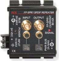 RDL FP-SPR1 Flat Pak Series SP Digital Interface Repeater Amplifier; Correct SPDIF signal level from long line; Conversion between SPDIF connector types; BNC, phono, and optical inputs; BNC, phono, and optical outputs; Reshape SPDIF waveforms; Virtually jitter free performance; Convenience of RDL FLAT-PAK; UPC 813721012494 (FPSPR1 FPS-PR1 FPSPR-1 RDLF-PSPR1 RDLFPS-PR1 RDLFPSPR-1) 