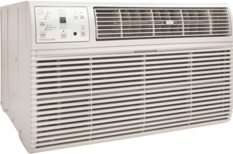 Frigidaire FRA086HT1 Through-the-Wall Air Conditioner with 9.4 Energy Efficiency Ratio, 8,000 BTU Cool, 1.8 Pints/Hour Dehumidification, 350 Sq. Ft. Cool Area, 9.4 Energy Efficiency Ratio, Electronic Controls, Top Left Corner Control Panel Location, 3 Cool Fan Speed, 3 Fan Fan Speed, 273 High CFM Air, 223 Med CFM Air CFM, 206 Low CFM Air CFM, 1,320 High RPM Motor RPM, 1,160 Med RPM Motor RPM, 1,020 Low RPM Motor RPM (FRA086HT1 FRA-086HT1 FRA 086HT1 FRA086-HT1 FRA086 HT1)