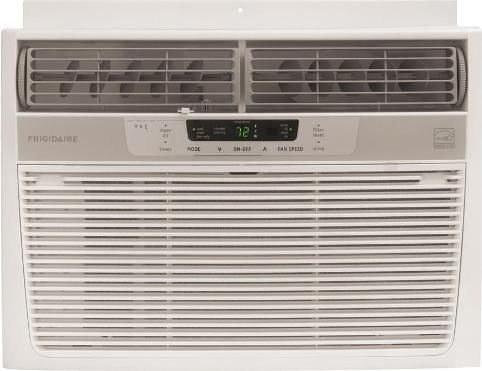 Frigidaire FRA123BU1 Window Room Air Conditioner with 9.8 Energy Efficiency Ratio, 12,000 Cool BTU, 3.8 Pints/Hour Dehumidification, 640 Sq. Ft. Cool Area, 9.8 Energy Efficiency Ratio, Electronic Controls, Center Control Panel Location, Full Function Remote Control, Top Full-Width Air Discharge, 8-Way Air Direction Control, Anti-Bacterial Mesh Filter, Tilt-Out Filter Access, R410A Refrigeration, Low Voltage Start-Up (FRA123BU1 FRA-123BU1 FRA 123BU1 FRA123-BU1 FRA123 BU1)
