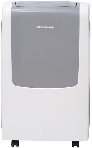Frigidaire FRA123PT1 Portable Room Air Conditioner, Gray on White, 12000 BTU (Cool), 1.5 Pints/Hour Dehumidification, 640 Sq. Ft. Cool Area, 572 Air CFM (High), 1300 Motor RPM (High), Swing Air Direction Control, 24-Hour On/Off Timer, Ready-Select Controls, SpaceWise Portable Design, Effortless Temperature Control, UPC 012505274442 (FRA-123PT1 FRA 123PT1 FRA123-PT1 FRA123 PT1)