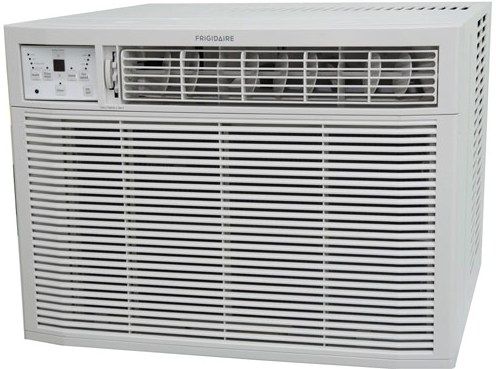 Frigidaire FRA25EST2 Window-Mounted Heavy Duty Room Air Conditioner, White, 25,000 BTU (Cool) Capacity, 16,000 BTU (Heat) Capacity, 1,672 Sq. Ft. Cool Area, Multi-Speed Fan, Low Voltage Start-Up, Auto Cool Function, Energy Save, Sleep Mode, Filter Check, 24 Hour On/Off Timer, 523 Air CFM, 62.5 Noise Level dB, UPC 012505273964, Replaced FRA25ER2A (FRA-25EST2 FRA 25EST2 FRA25-EST2 FRA25 EST2)