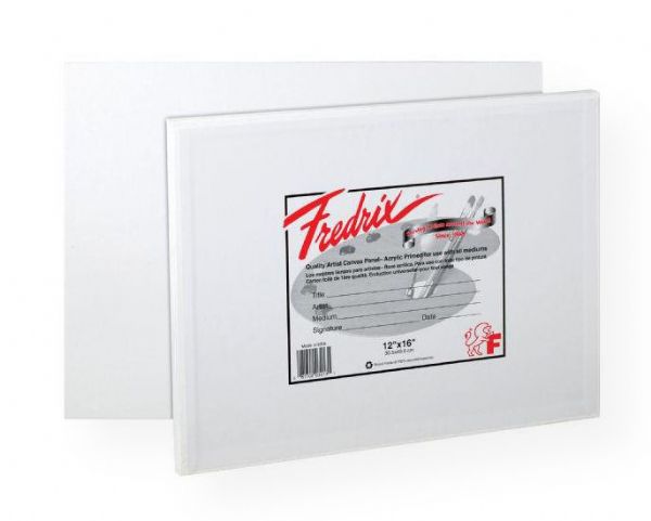 Fredrix 3242 Artist Series 10 x 10 Canvas Panel 3-Pack; Canvas panels are great for students; The surface texture provides a very definite paint-gripping tooth with minimun paint absorption; A perfect support for painting in all media; The sides are completely turned under and glued to prevent fraying and seperation; The entire area of canvas is firmly glue to the board; UPC 081702032421 (FREDRIX3242 FREDRIX-3242 ARTIST-SERIES-3242 FREDRIX/3242 ARTIST/SERIES/3242 ARTWORK CRAFTS)