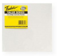 Fredrix 3737 Value Series-Cut Edge 12" x 12" Canvas Panels, 6-Pack; Double acrylic primed archival canvas mounted to acid-free chipboard panels; Suitable for painting on with acrylics and oils; Great for schools, classrooms, and renderings; White, 6-pack; Shipping Weight 1.83 lb; Shipping Dimensions 12.00 x 12.00 x 0.5 in; UPC 081702037372 (FREDRIX3737 FREDRIX-3737 VALUE-SERIES-CUT-EDGE-3737 ARTWORK) 