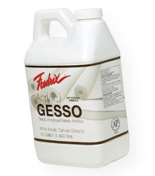 Fredrix 4419 Acrylic Gesso, .5 gal; Made from the finest materials available; Choose from a variety of products to suit your particular needs; Shipping Weight 5.85 lb; Shipping Dimensions 9.00 x 5.00 x 3.00 in; UPC 081702044196 (FREDRIX4419 FREDRIX-4419 PAINTING)