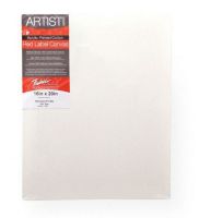 Fredrix 5017 Artist Series-Red Label 11" x 14" Stretched Canvas; Features superior quality, medium textured, duck canvas; Canvas is double-primed with acid-free acrylic gesso for use with oil or acrylic painting; It is stapled onto the back of standard stretcher bars (11/16" x 1 9/16"); Paint on all four edges and hang it with or without a frame; UPC 081702050173 (FREDRIX5017 FREDRIX-5017 ARTIST-SERIES-RED-LABEL-5017 ARTWORK) 