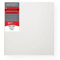 Fredrix 5086 Gallerywrap 20" x 24" Stretched Canvas; Features superior quality, medium textured, duck canvas; Canvas is double-primed with acid-free acrylic gesso for use with oil or acrylic painting; It is stapled onto the back of stretcher bars (1.375" x 1.375"); Paint on all four edges and hang it with or without a frame; Unprimed weight: 7oz; primed weight: 12oz; UPC 081702050869 (FREDRIX5086 FREDRIX-5086 PAINTING) 