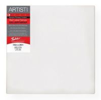 Fredrix 50920 Gallerywrap 30" x 30" Stretched Canvas; Features superior quality, medium textured, duck canvas; Canvas is double-primed with acid-free acrylic gesso for use with oil or acrylic painting; It is stapled onto the back of stretcher bars (1.375" x 1.375"); Paint on all four edges and hang it with or without a frame; Unprimed weight: 7 oz; primed weight: 12 oz; Shipping Weight 4.67 lb; UPC 081702509206 (FREDRIX50920 FREDRIX-50920 GALLERYWRAP-50920 CANVAS PAINTING) 