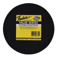 Fredrix T37351 Value Series Cut Edge 12" Round Canvas Panels, 6 Pack; Double acrylic primed archival canvas mounted to acid free chipboard panels; Suitable for painting on with acrylics and oils; Great for schools, classrooms, and renderings; Black, 6 pack; Dimensions 12" round; Weight 1.58 lbs; UPC Fredrix T37351 Value Series Cut Edge 12" Round Canvas Panels, 6 Pack; Double acrylic primed archival canvas mounted to acid free chipboard panels; Suitable for painting on with acrylics and oils; Gre 