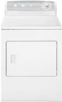 Frigidaire FRG5711KW Gas Dryer, 5.7 cu. ft. Capacity, 9 Cycle Count, 4 Auto Dry Cycles, Push to Start Safety Start, Chime On/Off End-of-Cycle Type, End-of-Cycle Signal, Drum Light, Precision Moisture Sensor, Reversible Door, White Cabinet Color, Silver Console Color (FRG-5711KW FRG 5711KW FRG5711-KW FRG5711 KW) 