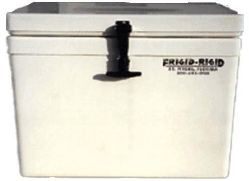 Frigid Rigid FRIGIC35Q151521 Ice Chest 35 Quarts 15"x15"x21" come with a built-in, recessed drain for easy cleaning (FRIGIC35Q151521 FRIGIC-35Q151521 FRIGIC 35Q151521 35Q-151521 35Q 151521)
