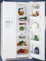 Frigidaire FRS26HR4DW 26 cubic foot, side by side, Automatic Defrost, Ice Maker 1 Humidity Control 2 Adjustable White Gallon Door Bins 2 Clear Crispers (FRS 26HR4DW  FRS-26HR4DW)  