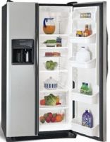 Frigidaire FRS3R5ESB Side-by-Side Refrigerator with 3 Glass Shelves, 1 Humidity Control and External 4 Button Ice/Water Dispenser, Electromechanical Controls, 3 SpillSafe Glass Shelves, Clear Deli Drawer, 2 Clear Crispers, 1 Humidity Control, Clear Dairy Door, 2 Adj. Gallon White Bins, 2- 2-Liter Fixed White Bins (FRS-3R5ESB  FRS 3R5ESB)