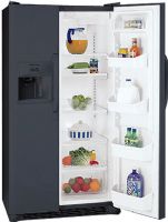 Frigidaire FRS6LE4FB Side by Side Refrigerator 26 Cu. Ft. UltraSoft Doors, 4 Button Ice and Water Dispenser, Dispenser - Crushed, Dispenser - Cubes, Dispenser - Water, Freezer, 1 Tall Basket, 3 Wire Shelves (FRS6 LE4FB FRS6-LE4FB FRS6LE4F) 