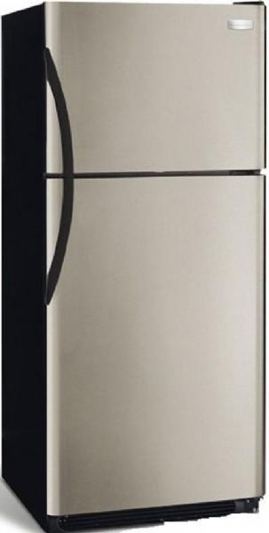 Frigidaire FRT18HS6JM Top-Freezer Refrigerator with 2 Glass Shelves, 2 Humidity Controls and Clear Deli Drawer, 18.2 cu. ft. Total Capacity, 14.13 cu. ft. Fresh Food Volume, 4.07 cu. ft. Freezer Volume, 22.6 sq. ft. Total Shelf Area, UltraSoft Stainless Doors, Black UltraSoft Handles, Black Textured Cabinet, Dynamic Condenser, Single Control, 2 Sliding FW SpillSafe Glass Shelves, Clear Deli Drawer, 2 Clear Crispers, 2 Humidity Controls, Silver Mist Color (FRT18-HS6JM FRT18 HS6JM)