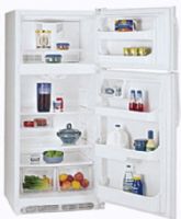 Frigidaire FRT18S6AQ  Top Freezer Refrigerator with 2 Sliding Glass Shelves & 2 Clear Crispers, 18.2 Cu. Ft,  Bisque Color,  2 Sliding SpillSafe Glass Shelves, 3 Fixed White Door Bins,  2 Clear Crispers, 2 Humidity Controls, 2 Fixed White Door Bins, 1 Full-Width Shelf  (FRT18S6AQ FRT 18S6AQ) 