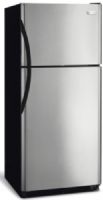 Frigidaire FRT21HS6JS Standard Depth 20.5 Cu. Ft. Top Freezer Refrigerator, Stainless Steel, UltraSoft Black Handles, UltraSoft Stainless Steel Doors, 2 Humidity Controls, 2 Sliding Full-Width SpillSafe Glass Shelves, 3 Fixed White Door Bins (2 with Gallon Storage), Clear Crispers (FRT-21HS6JS FRT 21HS6JS FRT21HS6J FRT21HS6) 