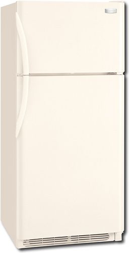 Frigidaire FRT21S6JQ Standard Depth 18 Cu. Ft. Top Freezer Refrigerator, Bisque, UltraSoft Doors and Handles, 2 Clear Crispers, 2 Humidity Controls, 2 Sliding Full-Width SpillSafe Glass Shelves, 3 Fixed White Door Bins (2 with Gallon Storage), Clear Dairy Door, Clear Deli Drawer (FRT-21S6JQ FRT 21S6JQ FRT21S6J FRT21S6)