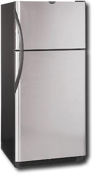 Frigidaire FRT8S6ESB Top Freezer Refrigerator 18.2 Cu. Ft, 1 Full-Width Shelf, 2 Fixed White Door Bins, Ice Trays, 29-5/8 in. Width cabinet, 26-5/8 in. Depth cabinet, 58-1/8 in. Depth door open 90 degrees, 29-7/8 in Depth including door, 32-1/8 in. Depth including handle, 65-3/8 in. Height cabinet, UltraSoft Black Handles, UltraSoft Stainless Steel Doors, 2 Clear Crispers, 2 Humidity Controls (FRT8S6ES  B FRT8S6ES-B  FRT8S6ESB)