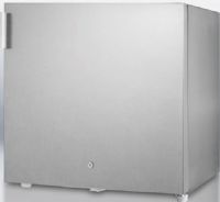 Summit FS20L-CSS, 1.8 cu. ft. Stainless Steel Refrigerator, 20" Width, front-lock, reversible door, Manual defrost, Adjustable thermostat, Capable of -20C operation (FS20L FS20LCSS FS-20LCSS FS20) 