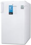 Summit FS407LBI7PLUS2 Commercial All-Freezer 20" Wide For Built-In Use, Manual Defrost With A Lock And NIST Calibrated Thermometer; Slim 20" width, full 2.8 cu.ft. capacity inside conveniently slim footprint; Fully finished white cabinet, allows the unit to be used freestanding; Built-in capable, make the best use of space by installing your appliance under the counter; (SUMMITFS407LBI7PLUS2 SUMMIT FS407LBI7PLUS2 SUMMIT-FS407LBI7PLUS2) 