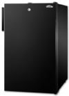 Summit FS408BLADA  Freestanding Upright Freezer 20" With 2.8 cu.ft. Capacity, Black Door, Right Hinge, Manual Defrost, ADA Compliant, Factory Installed Lock, CFC Free In Black; ADA compliant, 32" high meets ADA guidelines; Slim 20" width, 2.8 capacity inside a slim footprint; Fully finished black cabinet, allows the unit to be used freestanding; UPC 761101041742 (SUMMITFS408BLADA SUMMIT FS408BLADA SUMMIT-FS408BLADA) 