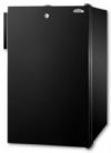 Summit FS408BLBI Freestanding Upright Freezer 20" With 2.8 cu.ft. Capacity, Black Door, Right Hinge, Manual Defrost, Factory Installed Lock, CFC Free In Black; Slim 20" width, 2.8 capacity inside a slim footprint; Factory installed lock, top-mounted for convenient security; Flat door liner, easy to clean, with more depth for storage; Fully finished black cabinet, allows the unit to be used freestanding; UPC 761101029870 (SUMMITFS408BLBI SUMMIT FS408BLBI SUMMIT-FS408BLBI) 