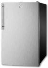 Summit FS408BLBISSHV Freestanding Upright Counter Depth Freezer 20" With 2.8 cu. ft. Capacity, Stainless Steel Door, Right Hinge, Manual Defrost, Approved For Medical Use, Factory Installed Lock, CFC Free In Stainless Steel; Slim 20" width, 2.8 capacity inside a slim footprint; Built-in capable, make the best use of space by installing your appliance under the counter; UPC 761101028620 (SUMMITFS408BLBISSHV SUMMIT FS408BLBISSHV SUMMIT-FS408BLBISSHV) 
