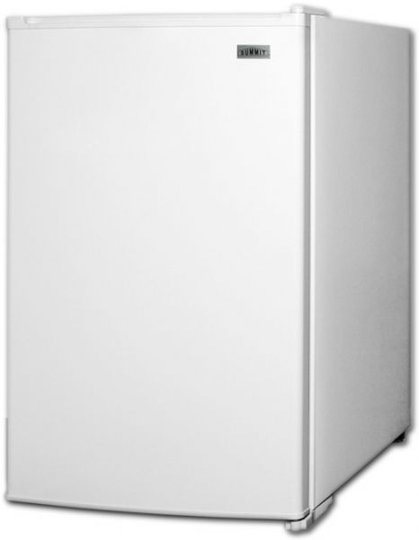 Summit FS603 Freestanding Upright Compact Freezer With 5 cu.ft. Capacity, White Door, Right Hinge, Manual Defrost, CFC Free In White, 22