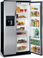 Frigidaire FSC23F7HSB Counter-Depth Side-by-Side Refrigerator with SpillSafe Glass Shelves, 6 Button Clean Touch Dispenser, 2 Humidity Controls and Dual-Level Lighting, Stainless Steel/Black Cabinet, 6 Button Clean Touch Dispenser with Lock, Crushed/Cubes/Water/Extra Ice, Illuminated Dispenser Paddles, 3 SpillSafe Glass Shelves-2 Sliding (FSC-23F7HSB FSC 23F7HSB) 