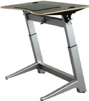 Safco FSD-1000-BK Focal Locus 4 Standing Desk, 36" - 48" Height Adjustability, Rated up to 180 lbs, Height-adjustable desk base, Powder coated aluminum cup holders, Height is adjusted using a German spindle, Desk top made with 13-layer durable plywood, Legs made of cast aluminum and a powder coat finish, Has a tilt option allowing the user to tilt the desktop up to 15°, Matte Black Laminate Finish (FSD-1000-BK FSD 1000 BK FSD1000BK FSD-1000 FSD 1000 FSD1000) 