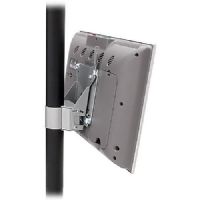Chief FSP-4100S Single Display Pole Mount Q2 Mounting System, Silver; Pole can be vertical or horizontal, Pitch adjustment 10 degrees up, 25 degrees down, Set pitch for touchscreen use, Yaw adjustment 360 degrees, Display installs in portrait/landscape views, UPC 841872015231 (FSP 4100S FSP4100S FSP-4100-S FSP-4100SILVER FSP 4100SILVER FSP4100SILVER FSP-4100 FSP 4100 FSP4100) 