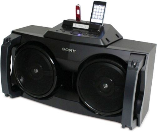 Sony FST-GTK1i Home Audio Docking System, High real power 220W RMS (2400W PMPO), Speakers with LED lighting, Connection for iPod, USB and Audio In, FM/AM Tuner, Playback formats via USB (MP3/WMA/AAC), Front Speaker System (2 Way/16cm Woofer/4cm Tweeter), EAN 4905524647945 (FSTGTK1I FST GTK1I FSTG-TK1I FSTGT-K1I)