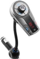 GOGroove FSX20200GYEW FlexSMART X2 FM Transmitter, Bluetooth v2.1, Wireless Range up to 33', DC Surge Protection, Flexible Gooseneck, Fully Articulating Head, On-board Volume Amplifier, Music Controls & Hands-Free Calling, USB Charging Port, Micro USB Charging Cable Included, 3.5mm Audio Line In, Power DC 12~24V, Dimensions 8 x 3 x .5 inches, Weight 3oz, UPC 637836472277 (FSX-20200GYEW FSX 20200GYEW FSX20200-GYEW) 