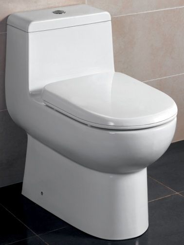 Fresca FTL2351 Antila One-Piece Dual Flush Toilet with Soft Close Seat, Dual flush (0.8gpf / 1.6gpf), Elongated Bowl, Trap Distance 12