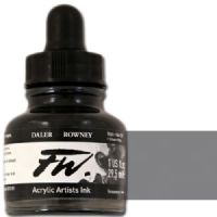 FW 160029028 Liquid Artists', Acrylic Ink, 1oz, Black (India); An acrylic-based, pigmented, water-resistant inks (on most surfaces) with a 3 or 4 star rating for permanence, high degree of lightfastness, and are fully intermixable; Alternatively, dilute colors to achieve subtle tones, very similar in character to watercolor; UPC N/A (FW160029028 FW 160029028 ALVIN ACRYLIC 1oz BLACK INDIA) 
