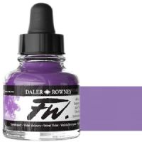 FW 160029454 Liquid Artists', Acrylic Ink, 1oz, Velvet Violet; An acrylic-based, pigmented, water-resistant inks (on most surfaces) with a 3 or 4 star rating for permanence, high degree of lightfastness, and are fully intermixable; Alternatively, dilute colors to achieve subtle tones, very similar in character to watercolor; UPC N/A (FW160029454 FW 160029454 ALVIN ACRYLIC 1oz VELVET VIOLET) 
