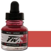 FW 160029513 Liquid Artists', Acrylic Ink, 1oz, Crimson; An acrylic-based, pigmented, water-resistant inks (on most surfaces) with a 3 or 4 star rating for permanence, high degree of lightfastness, and are fully intermixable; Alternatively, dilute colors to achieve subtle tones, very similar in character to watercolor; UPC N/A (FW160029513 FW 160029513 ALVIN ACRYLIC 1oz CRIMSON) 