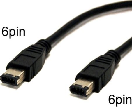 Bytecc FW6603K FireWire 400 (IEEE1394a) 3ft. Cable, Black, 6pin Male to 6pin Male Connectors, Provides hi-speed data transfer to 400Mbps (FireWire400), Compatible with PC and Mac, Foil and braid shield reduces interference, UPC 837281103805 (FW-6603K FW 6603K FW66-03K FW66 03K)