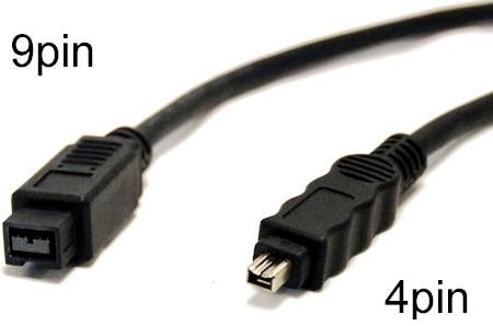Bytecc FW9403K FireWire 800 (IEEE1394b) 3ft. Cable, Black, 9pin Male to 4pin Male Connectors, Provides hi-speed data transfer to 800Mbps (FireWire800), Compatible with PC and Mac, Foil and braid shield reduces interference, UPC 837281103768 (FW-9403K FW 9403K FW94-03K FW94 03K FW-94)